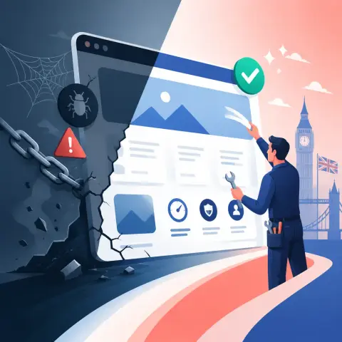 Flat-vector illustration about Website Maintenance Is Necessary for Your Business