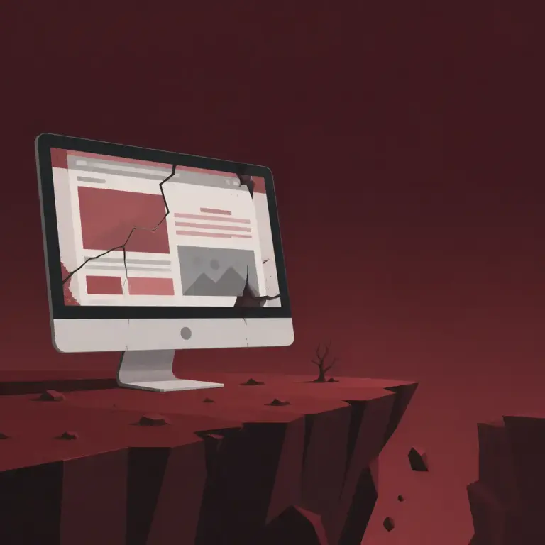 Flat-vector illustration of bad website good website